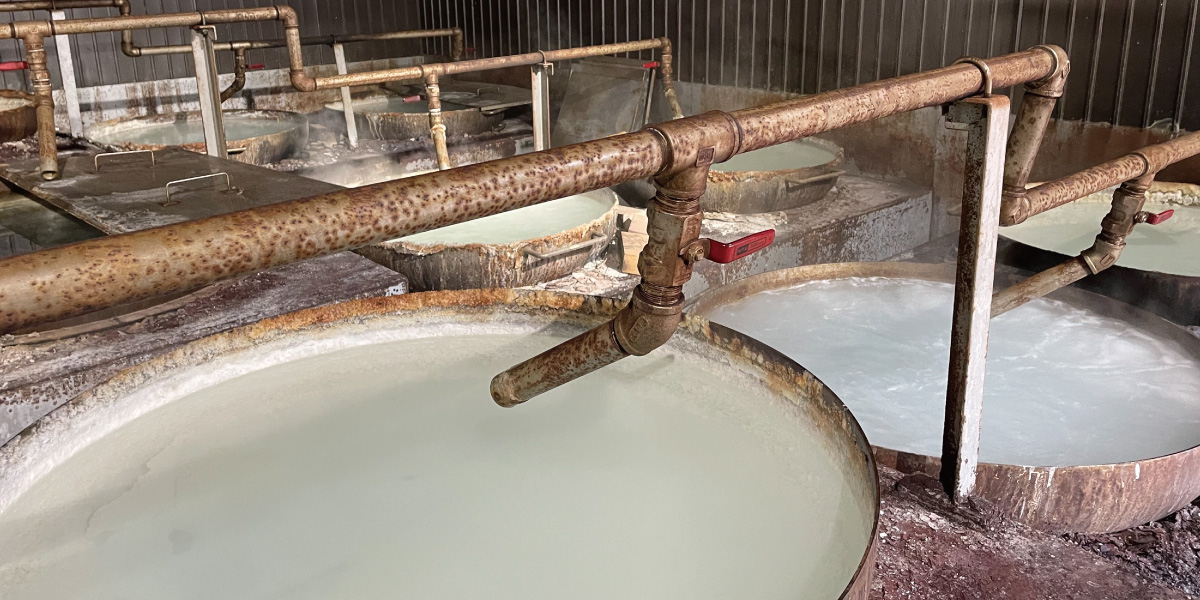 山塩の製造工程